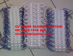 Lampu LED Module Balok 3 Mata Red, Blue, Green